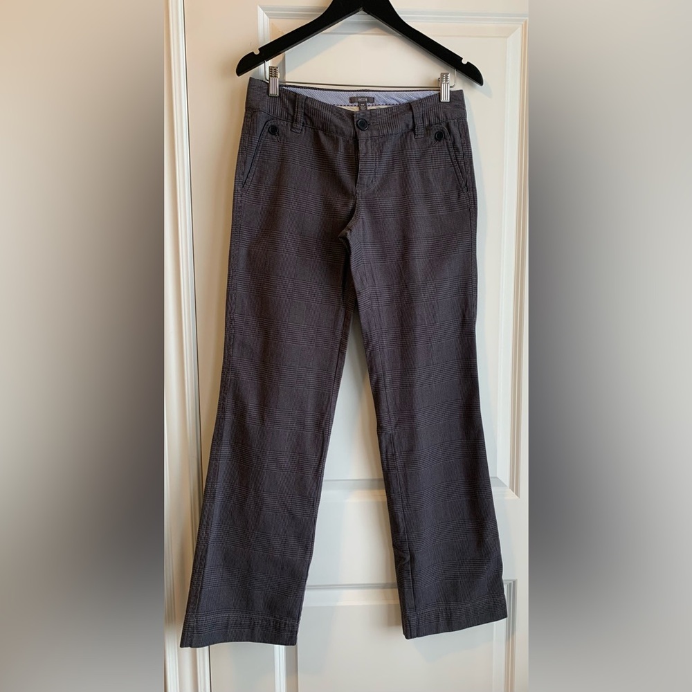 Jacob Glen Plaid‎ Brown Tailored Dress Pants – Size 5/6